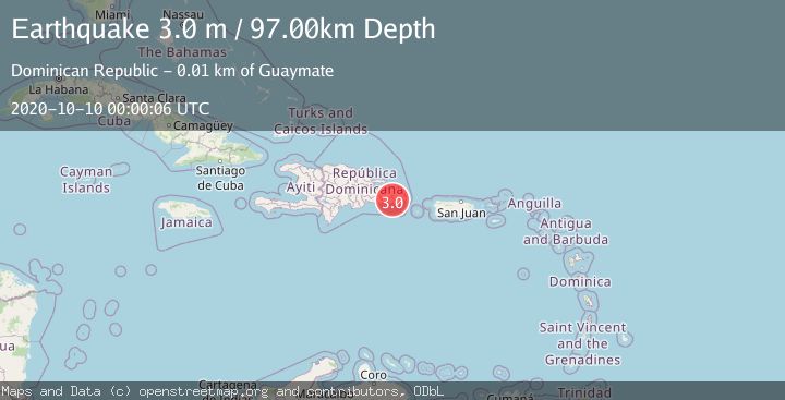 Map of DOMINICAN REPUBLIC