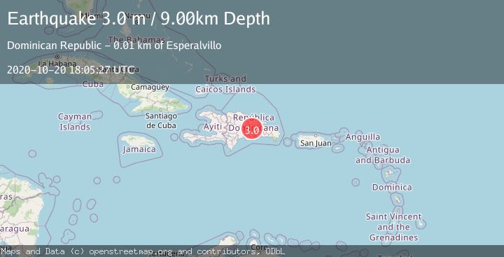 Map of DOMINICAN REPUBLIC