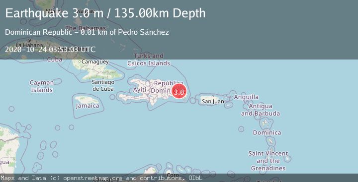 Map of DOMINICAN REPUBLIC