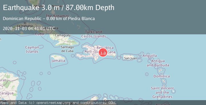 Map of DOMINICAN REPUBLIC
