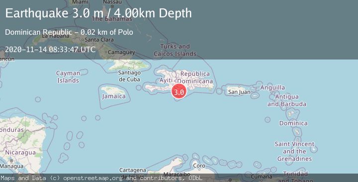 Map of DOMINICAN REPUBLIC