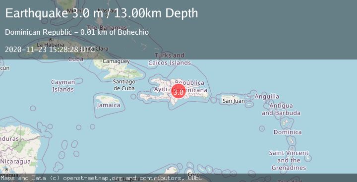 Map of DOMINICAN REPUBLIC
