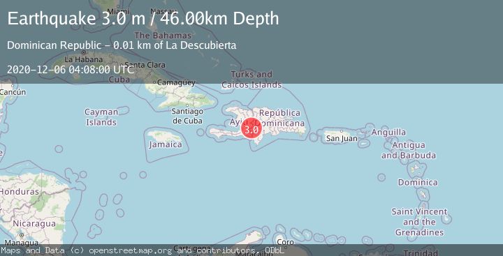 Map of DOMINICAN REPUBLIC