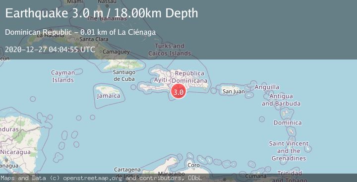 Map of DOMINICAN REPUBLIC REGION