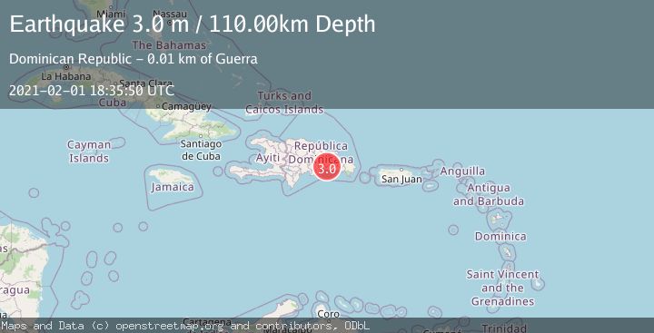 Map of DOMINICAN REPUBLIC