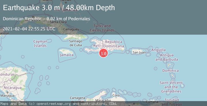 Map of DOMINICAN REPUBLIC