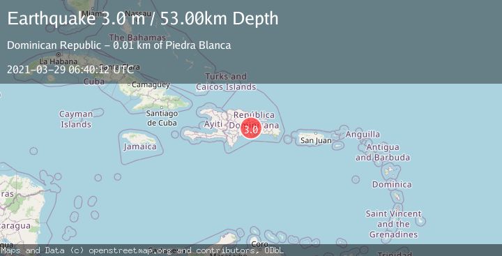 Map of DOMINICAN REPUBLIC