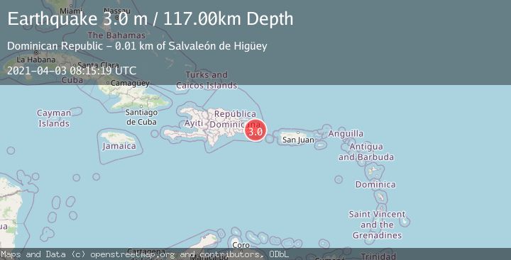 Map of DOMINICAN REPUBLIC