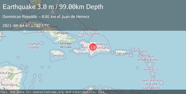 Map of DOMINICAN REPUBLIC