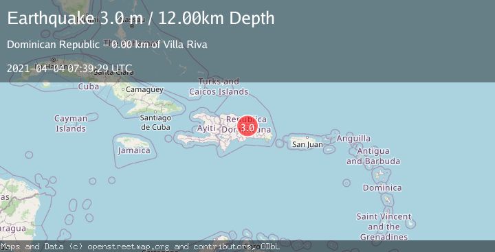 Map of DOMINICAN REPUBLIC
