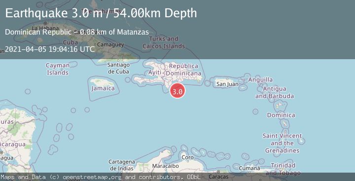 Map of DOMINICAN REPUBLIC REGION