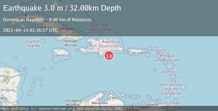 Map of DOMINICAN REPUBLIC REGION