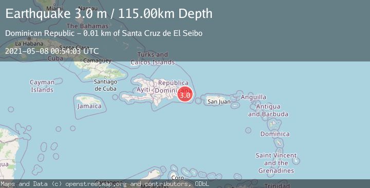Map of DOMINICAN REPUBLIC