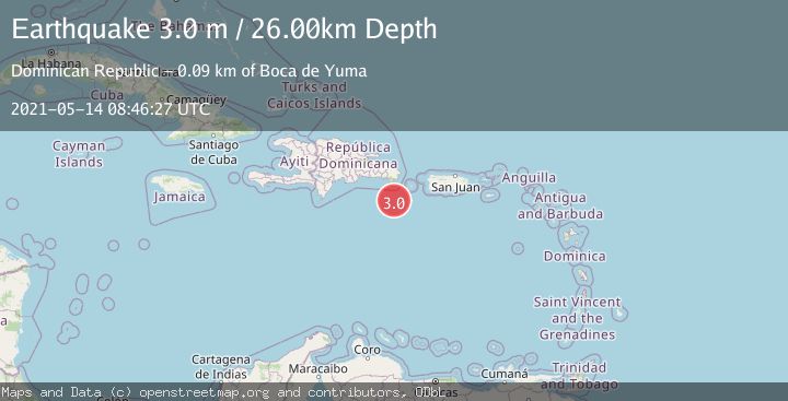 Map of DOMINICAN REPUBLIC REGION