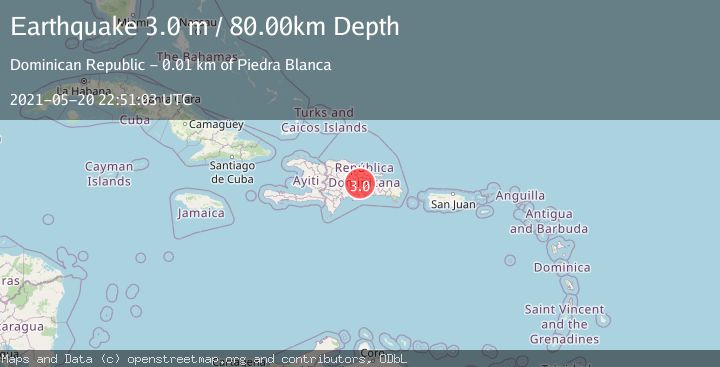 Map of DOMINICAN REPUBLIC