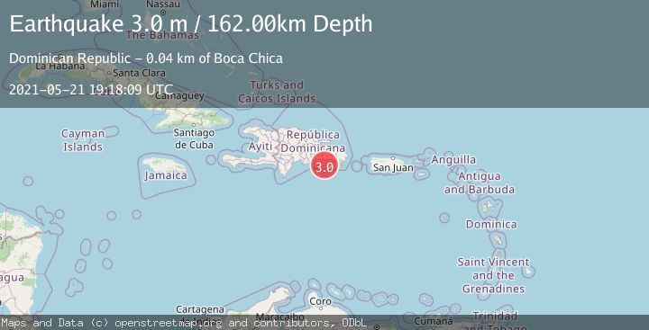 Map of DOMINICAN REPUBLIC REGION