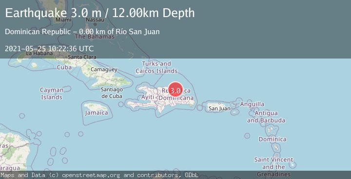 Map of DOMINICAN REPUBLIC REGION
