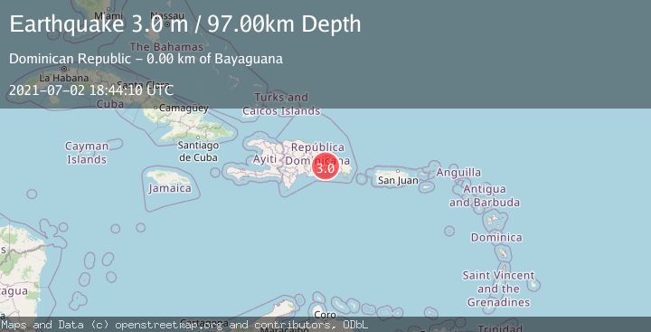 Map of DOMINICAN REPUBLIC