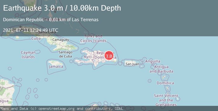 Map of DOMINICAN REPUBLIC