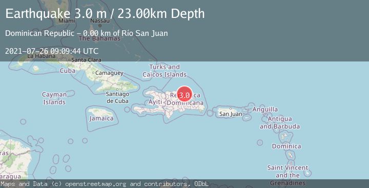 Map of DOMINICAN REPUBLIC