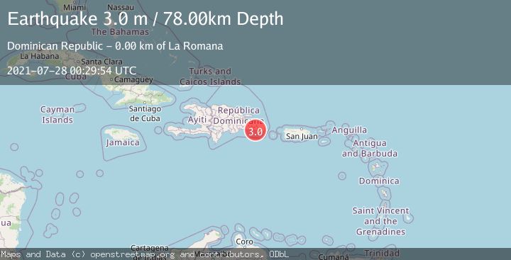 Map of DOMINICAN REPUBLIC