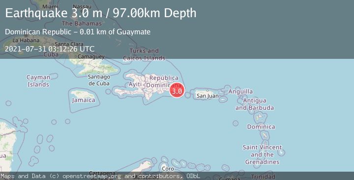 Map of DOMINICAN REPUBLIC