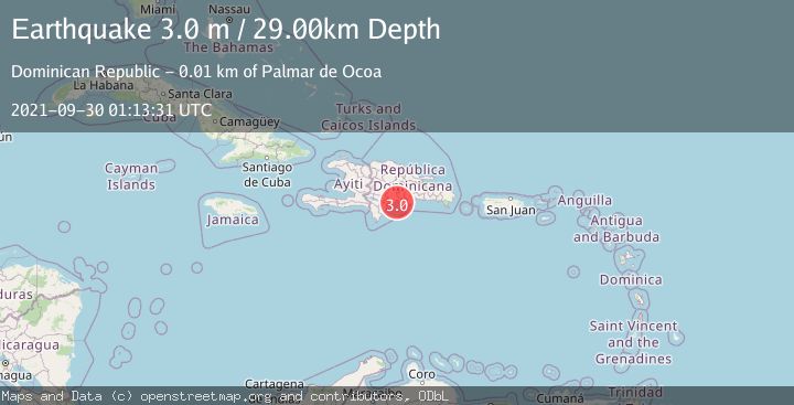Map of DOMINICAN REPUBLIC REGION