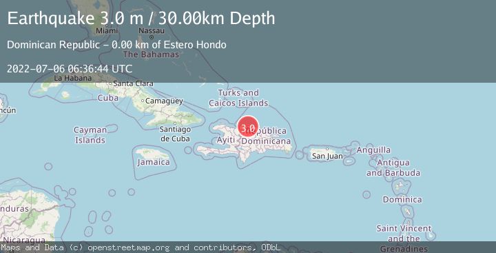 Map of DOMINICAN REPUBLIC