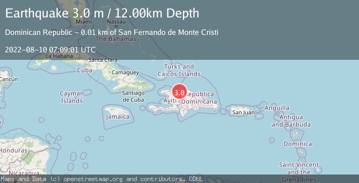 Map of DOMINICAN REPUBLIC