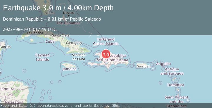 Map of DOMINICAN REPUBLIC