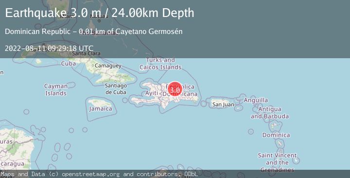 Map of DOMINICAN REPUBLIC