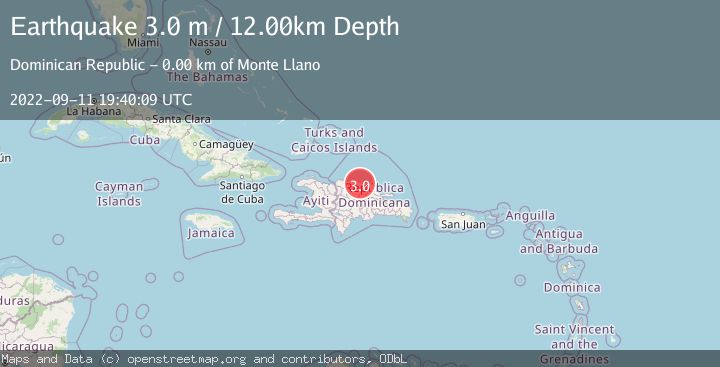 Map of DOMINICAN REPUBLIC