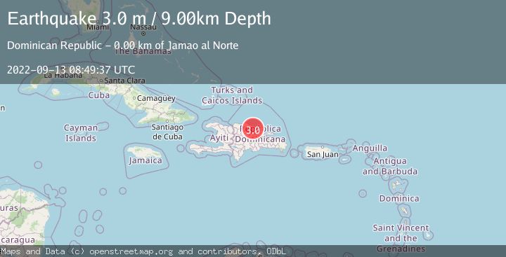 Map of DOMINICAN REPUBLIC
