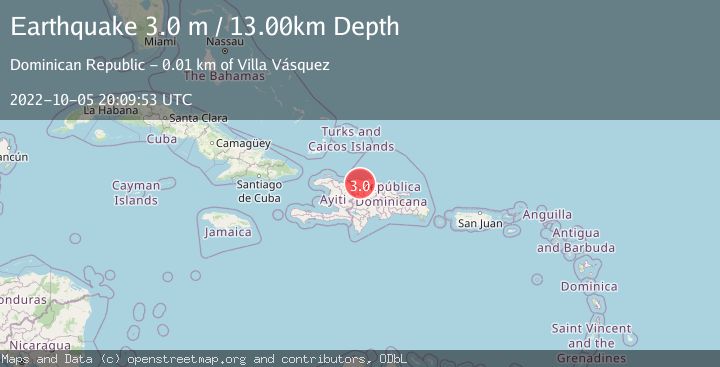 Map of DOMINICAN REPUBLIC