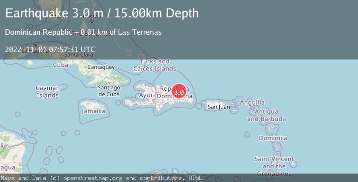 Map of DOMINICAN REPUBLIC REGION