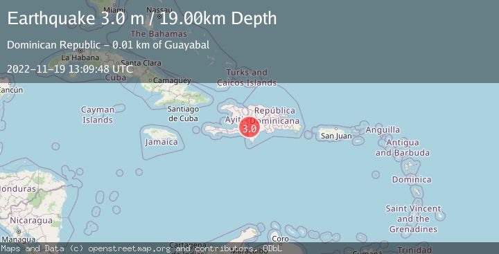 Map of DOMINICAN REPUBLIC