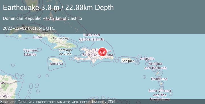 Map of DOMINICAN REPUBLIC