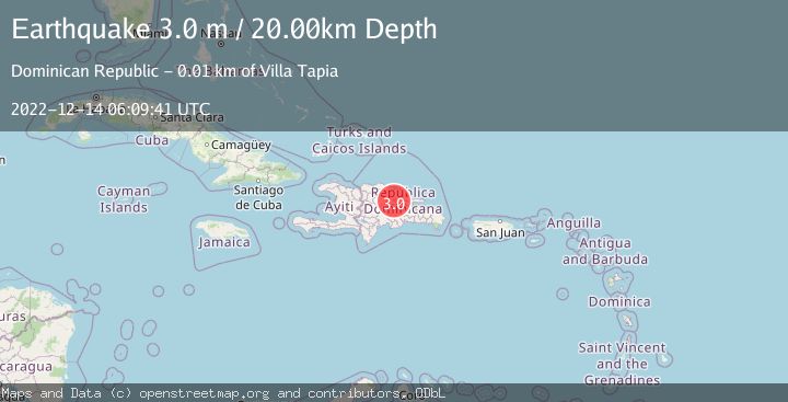 Map of DOMINICAN REPUBLIC