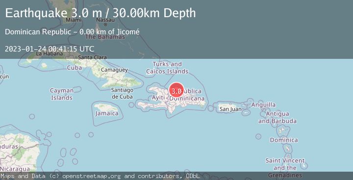 Map of DOMINICAN REPUBLIC