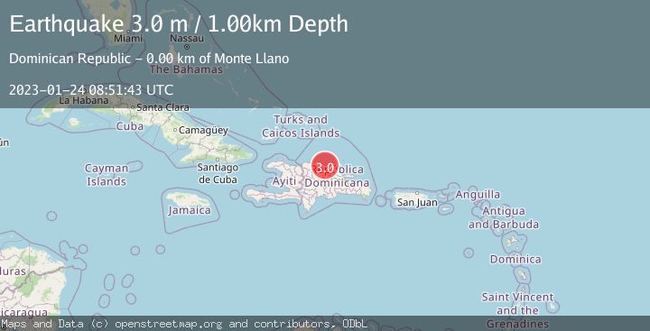 Map of DOMINICAN REPUBLIC