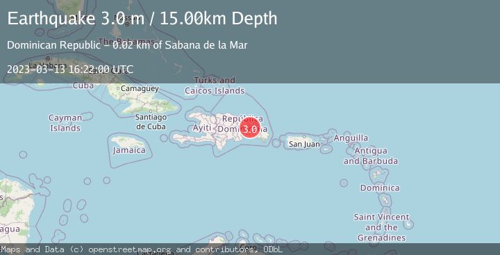 Map of DOMINICAN REPUBLIC