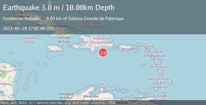 Map of DOMINICAN REPUBLIC REGION