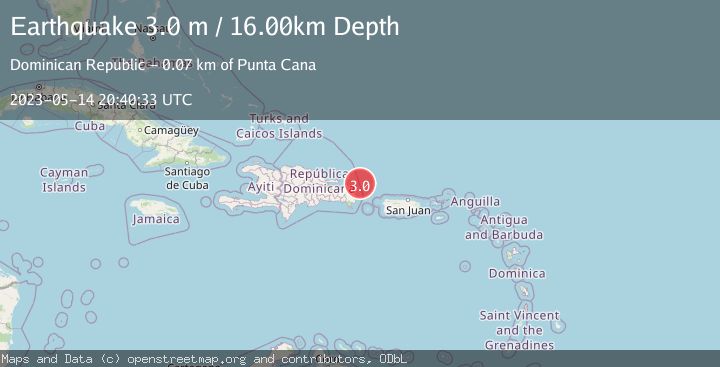 Map of DOMINICAN REPUBLIC REGION