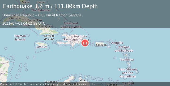 Map of DOMINICAN REPUBLIC REGION