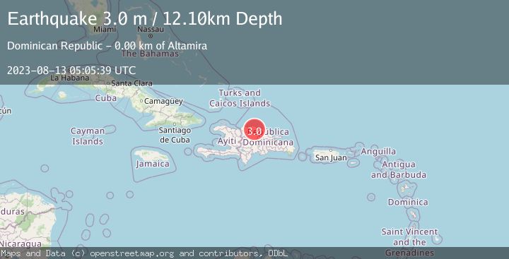 Map of DOMINICAN REPUBLIC