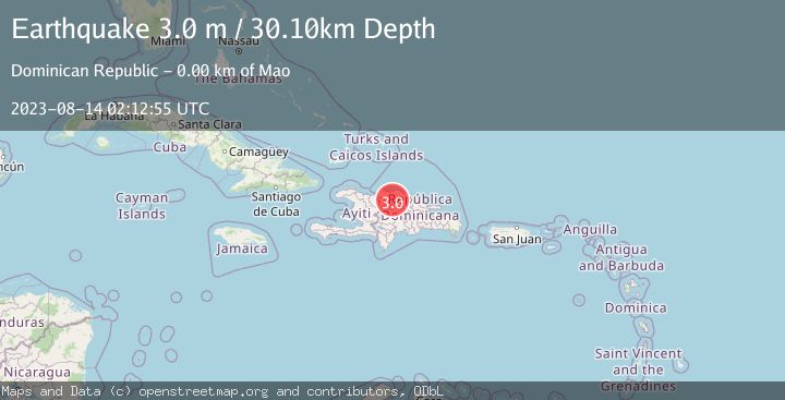 Map of DOMINICAN REPUBLIC