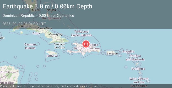 Map of DOMINICAN REPUBLIC