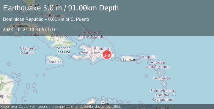 Map of DOMINICAN REPUBLIC