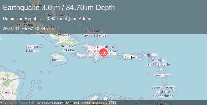 Map of DOMINICAN REPUBLIC