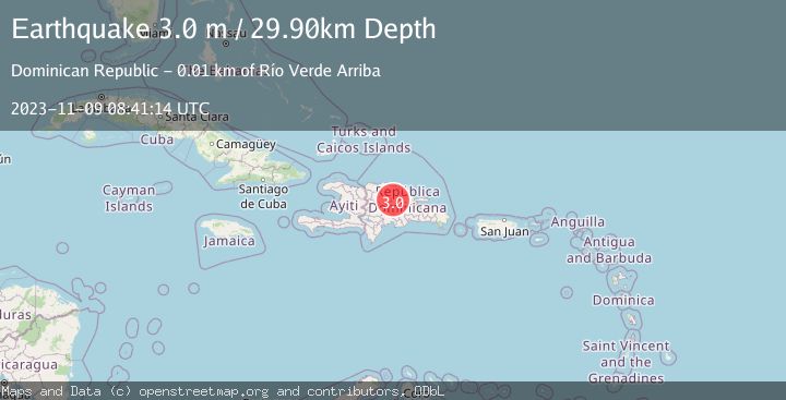 Map of DOMINICAN REPUBLIC